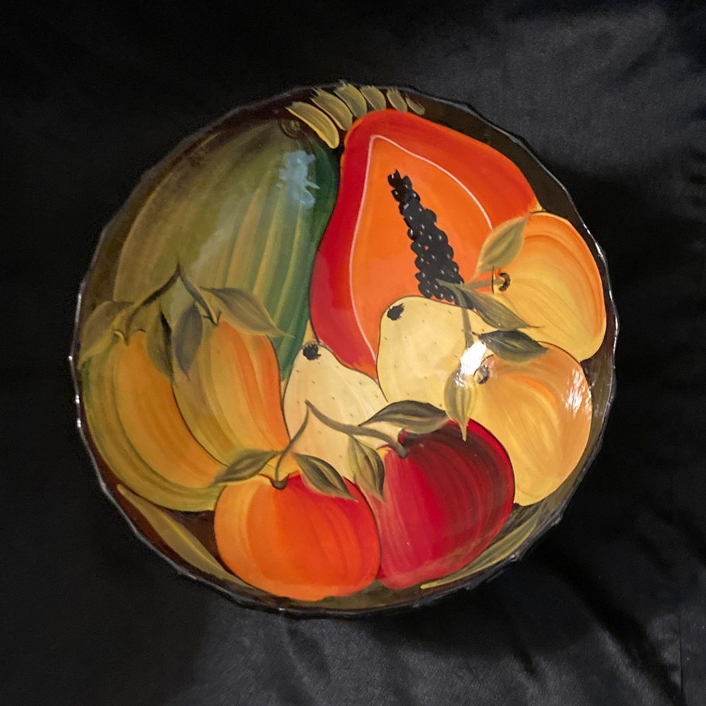 Pottery Fruit Bowl